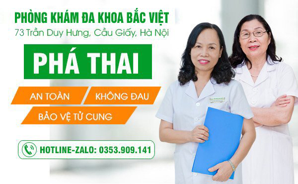 giảm 50% chi phí phá thai ở Phòng khám Bắc Việt